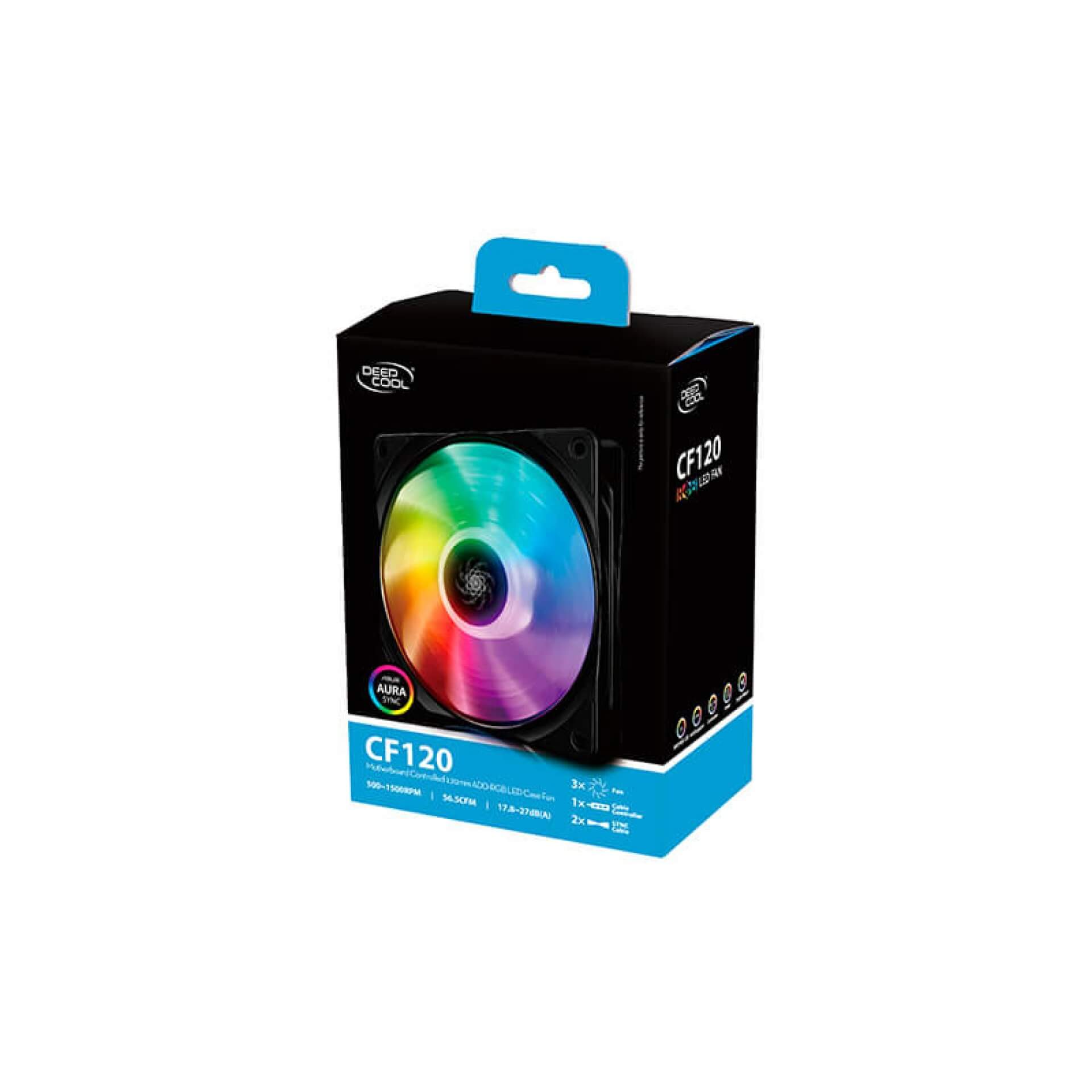 DEEPCOOL CF120 3 in 1 ARGB Cabinet Fan